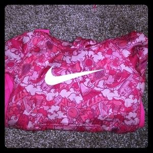 Nike 3t Therma-Fit Pink Print Hoodie